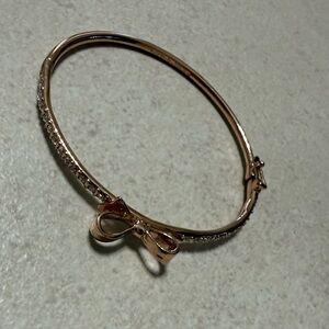 Kate Spade small Elegant rose Gold Bow Bracelet